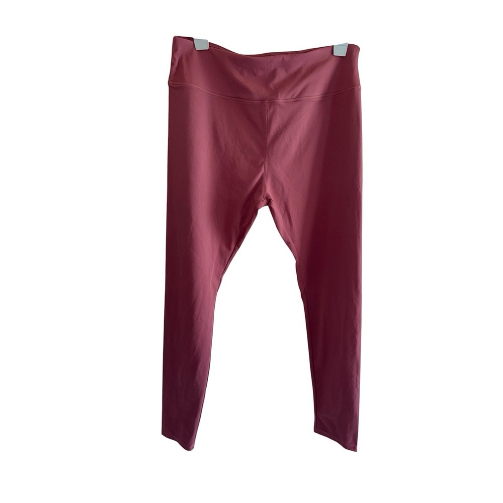 NWT   IUGA SilkFeel High Waisted Yoga Leggings- Pale Red Violet- XXL